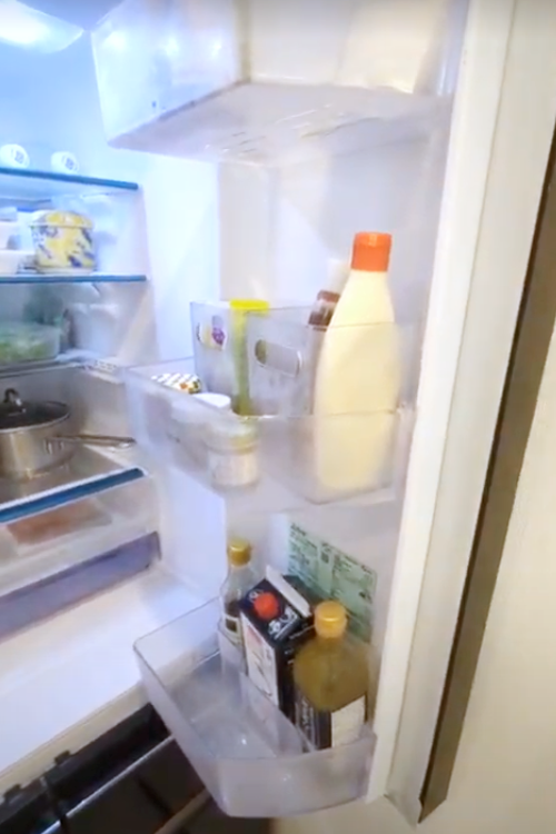 冷蔵庫のドアポケット